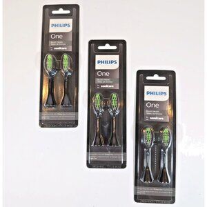 3 PK Philips Sonicare BH1022/06 Brush Heads for Philips One - 6 Heads Total
